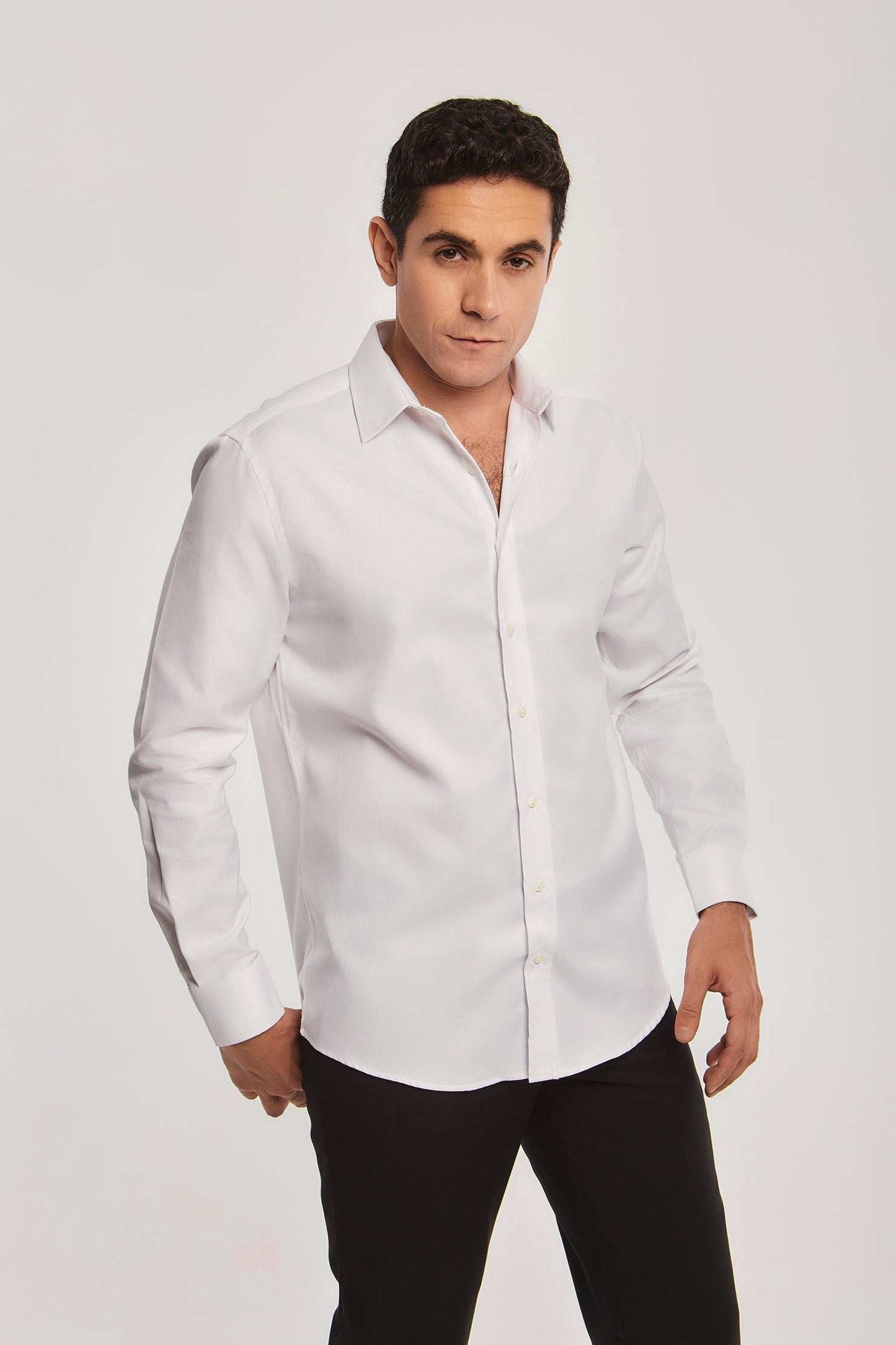 Men Regular Fit Shirt - White