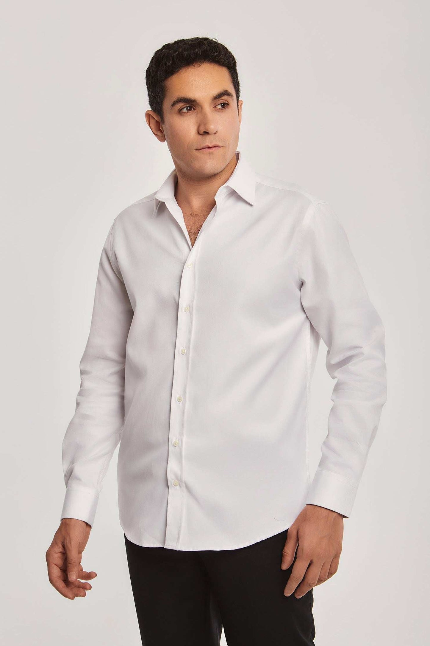 Men Regular Fit Shirt - White