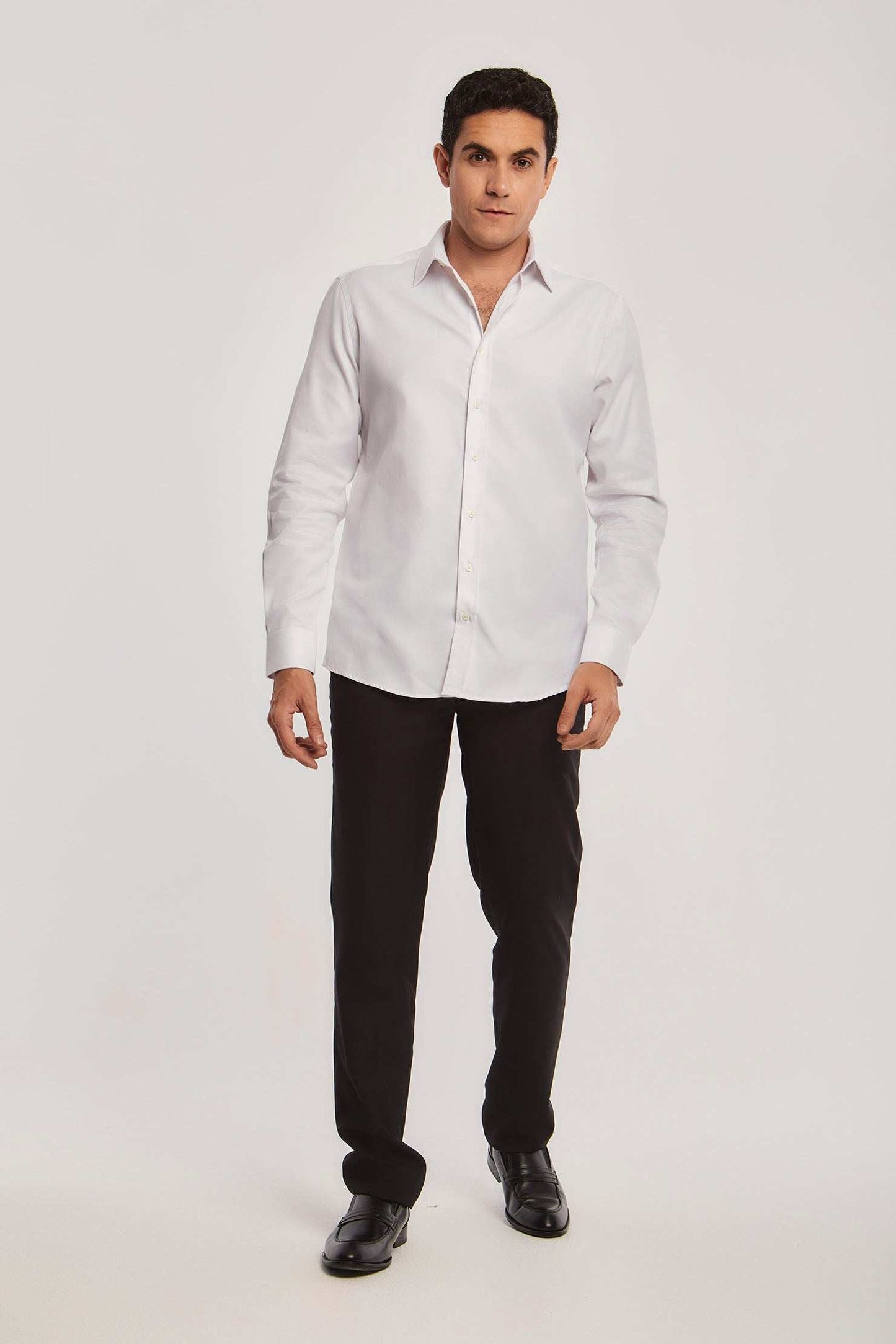 Men Regular Fit Shirt - White