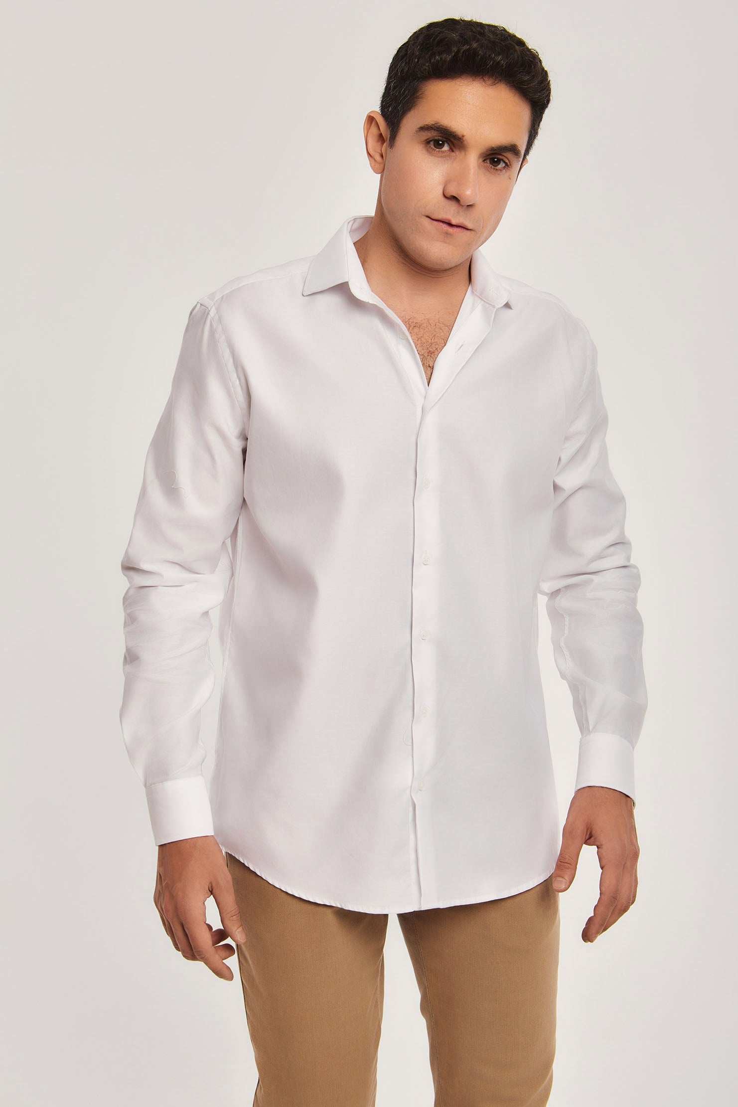 Men Regular Fit Shirt - White