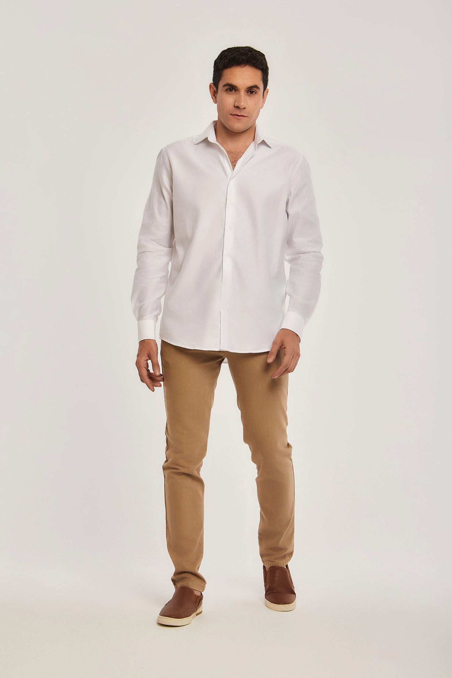 Men Regular Fit Shirt - White
