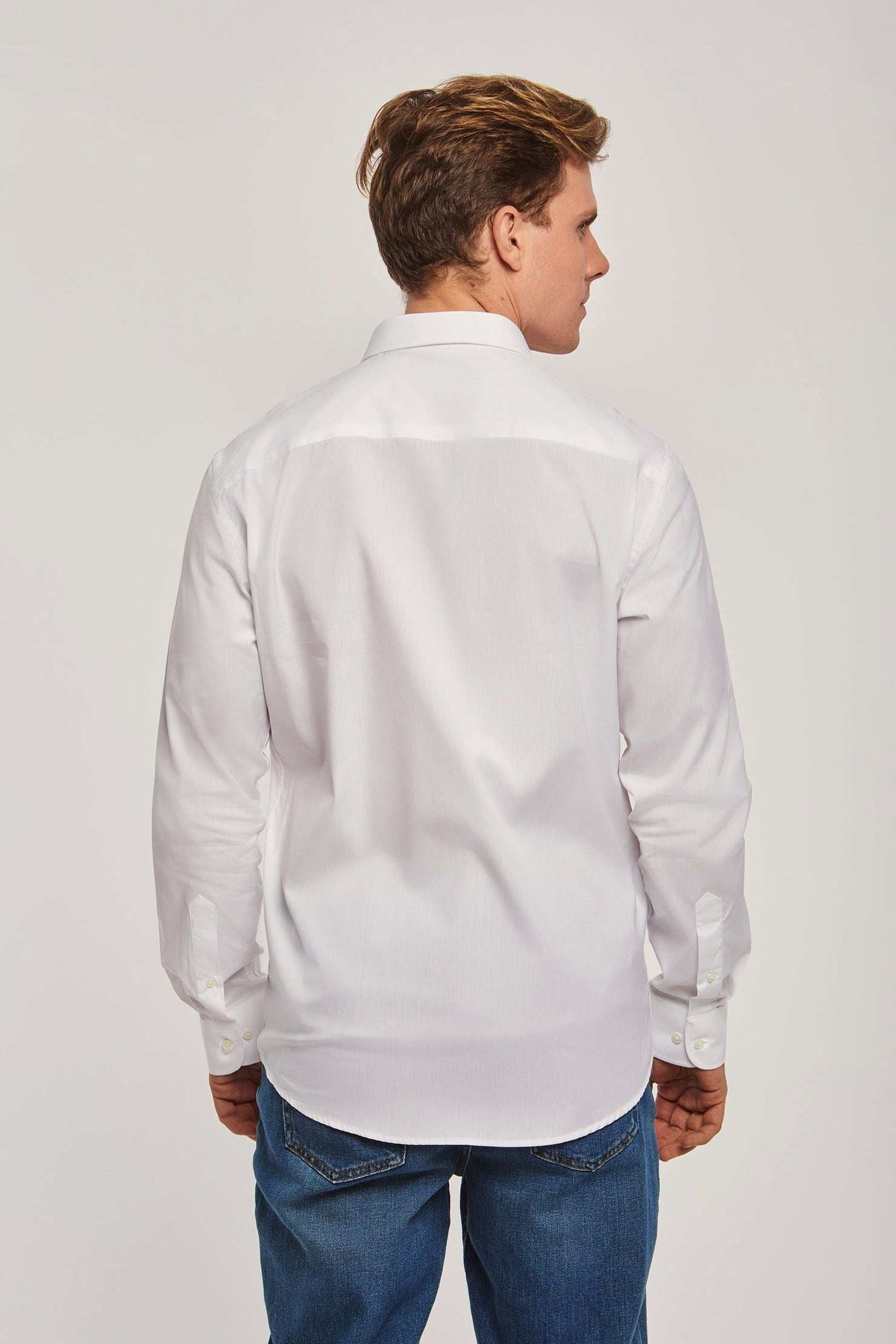 Men Regular Fit Shirt - White
