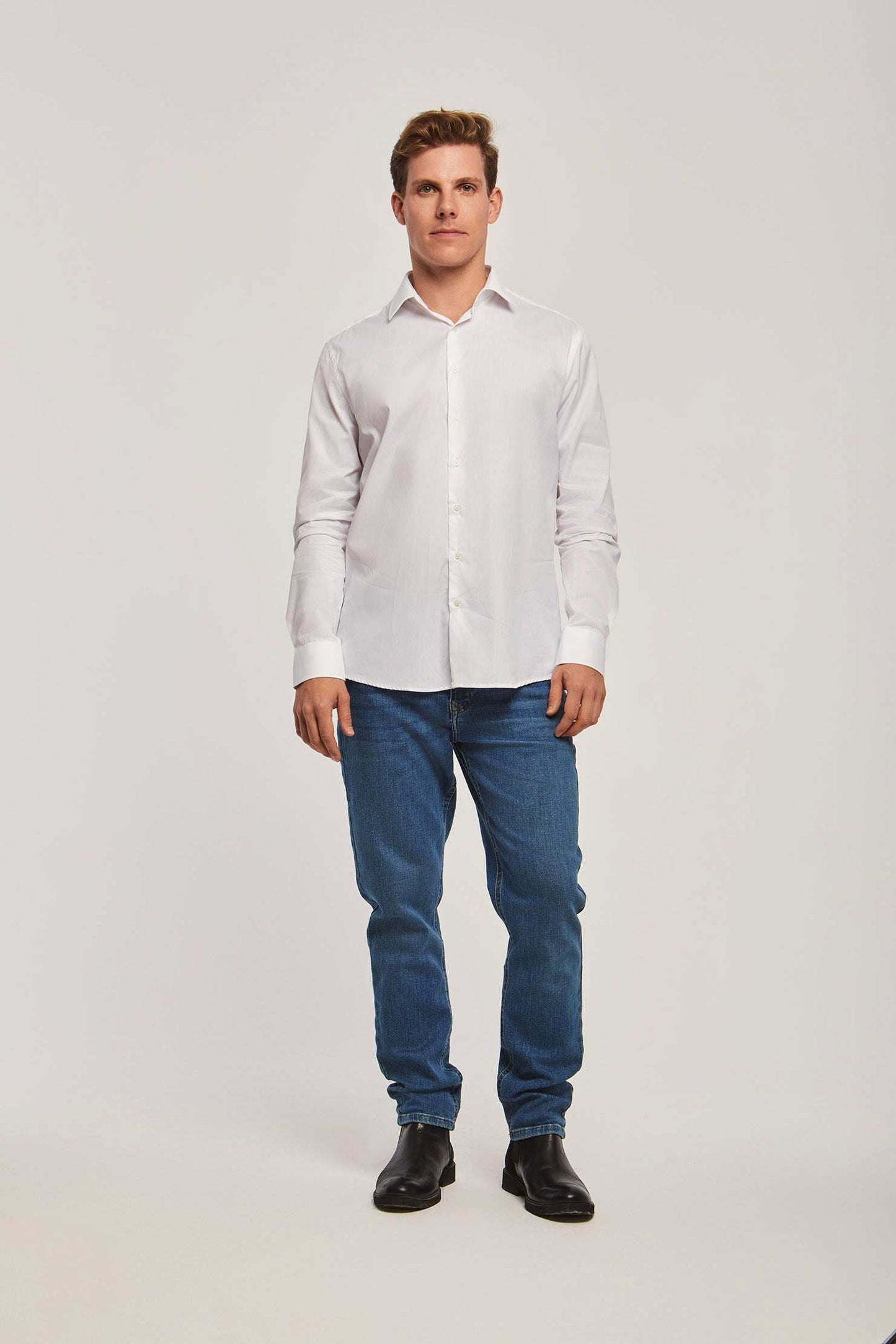 Men Regular Fit Shirt - White