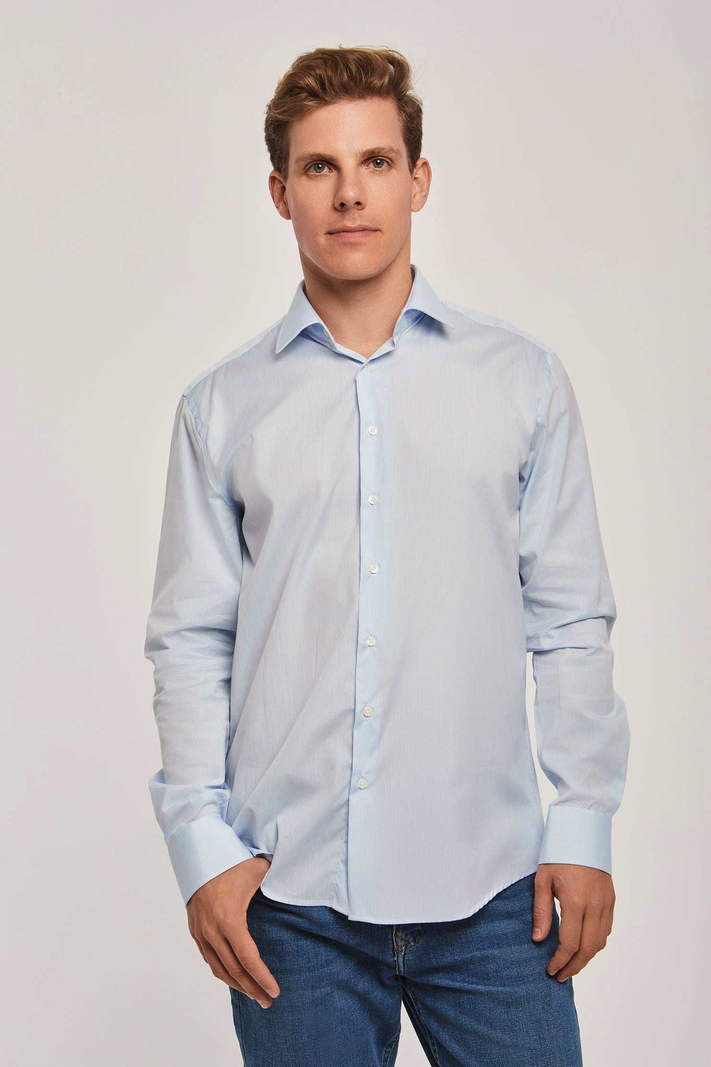 Men Regular Fit Shirt - Blue