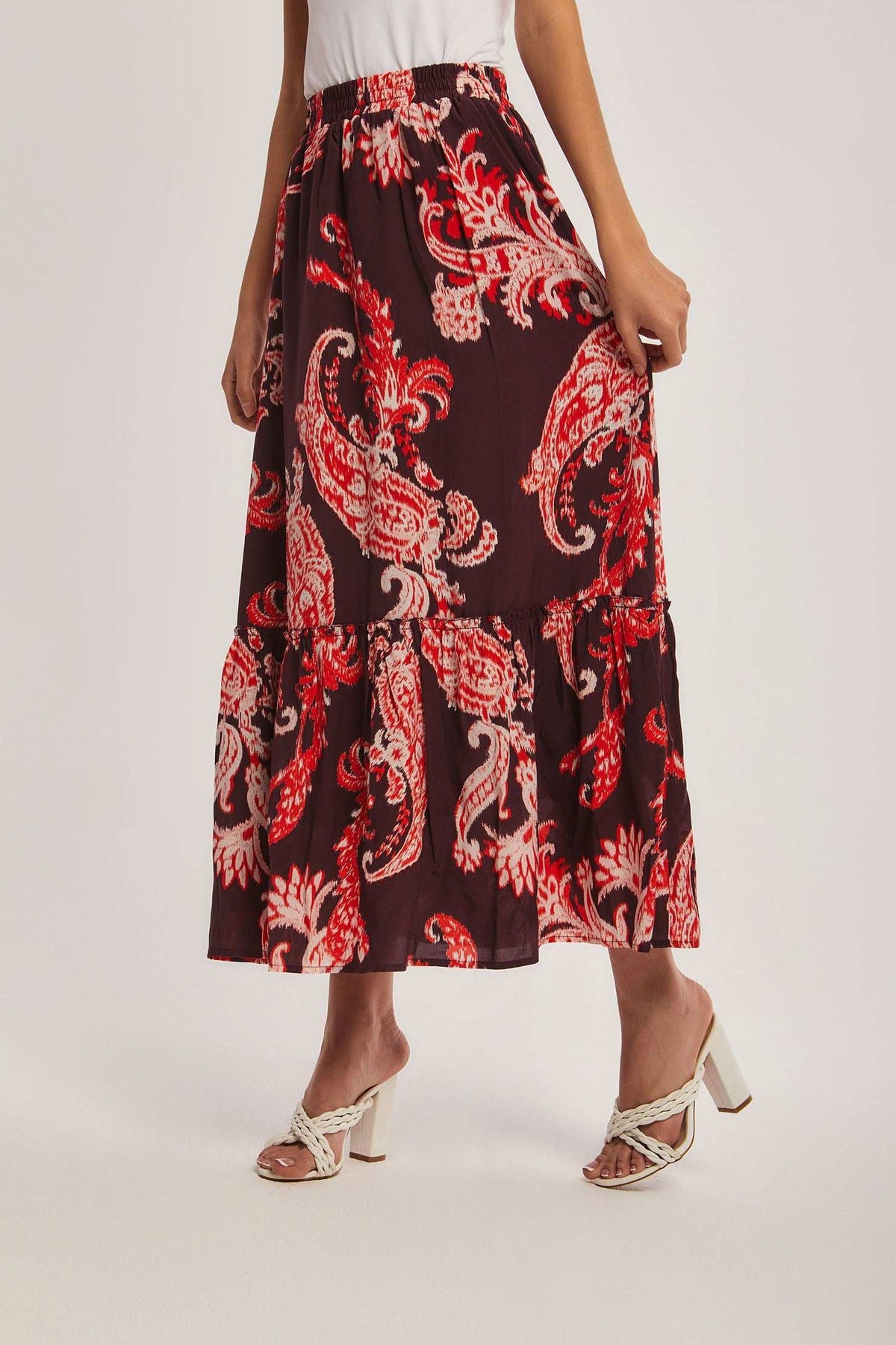 Women Regular Fit Skirt - printed Multicolorcolor