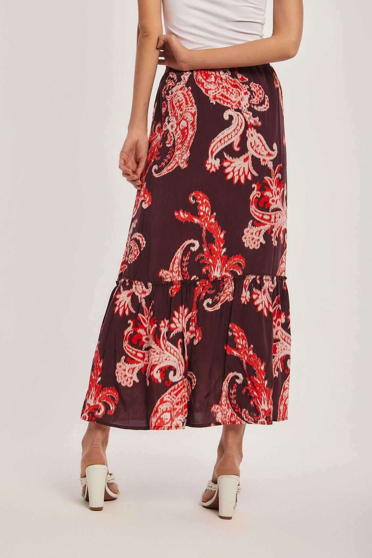 Women Regular Fit Skirt - printed Multicolorcolor
