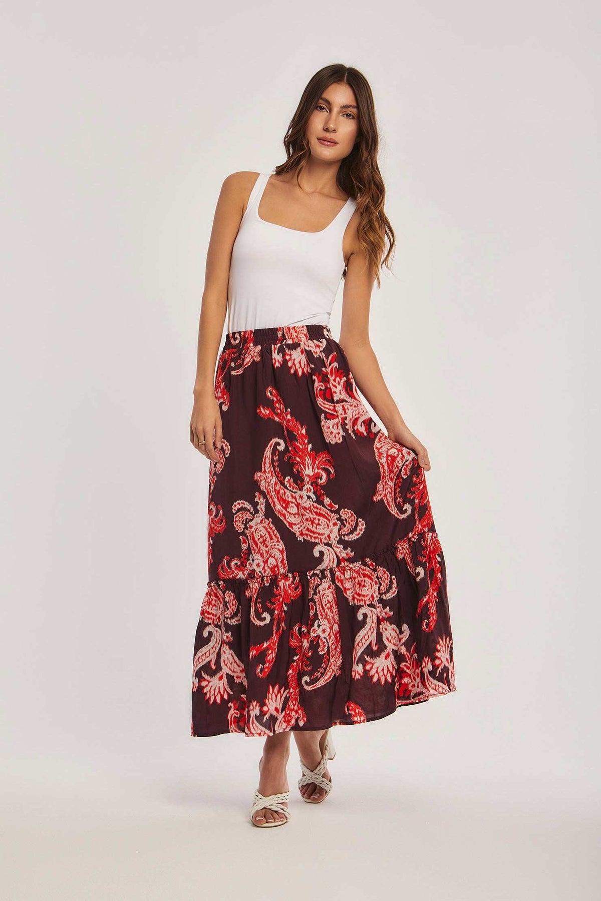 Women Regular Fit Skirt - printed Multicolorcolor