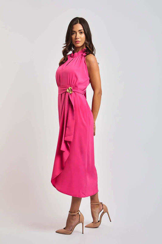 Women Regular Fit Dress - Pink