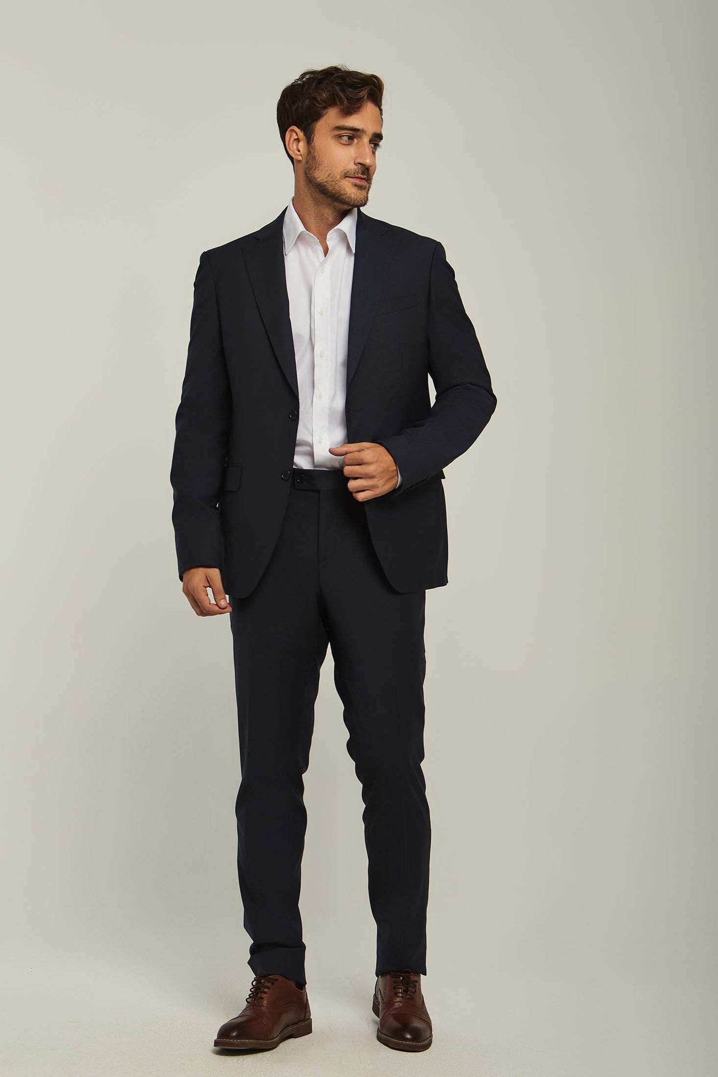 Men Regular Fit Blazer - Navy