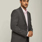 Men Regular Fit Blazer - Grey