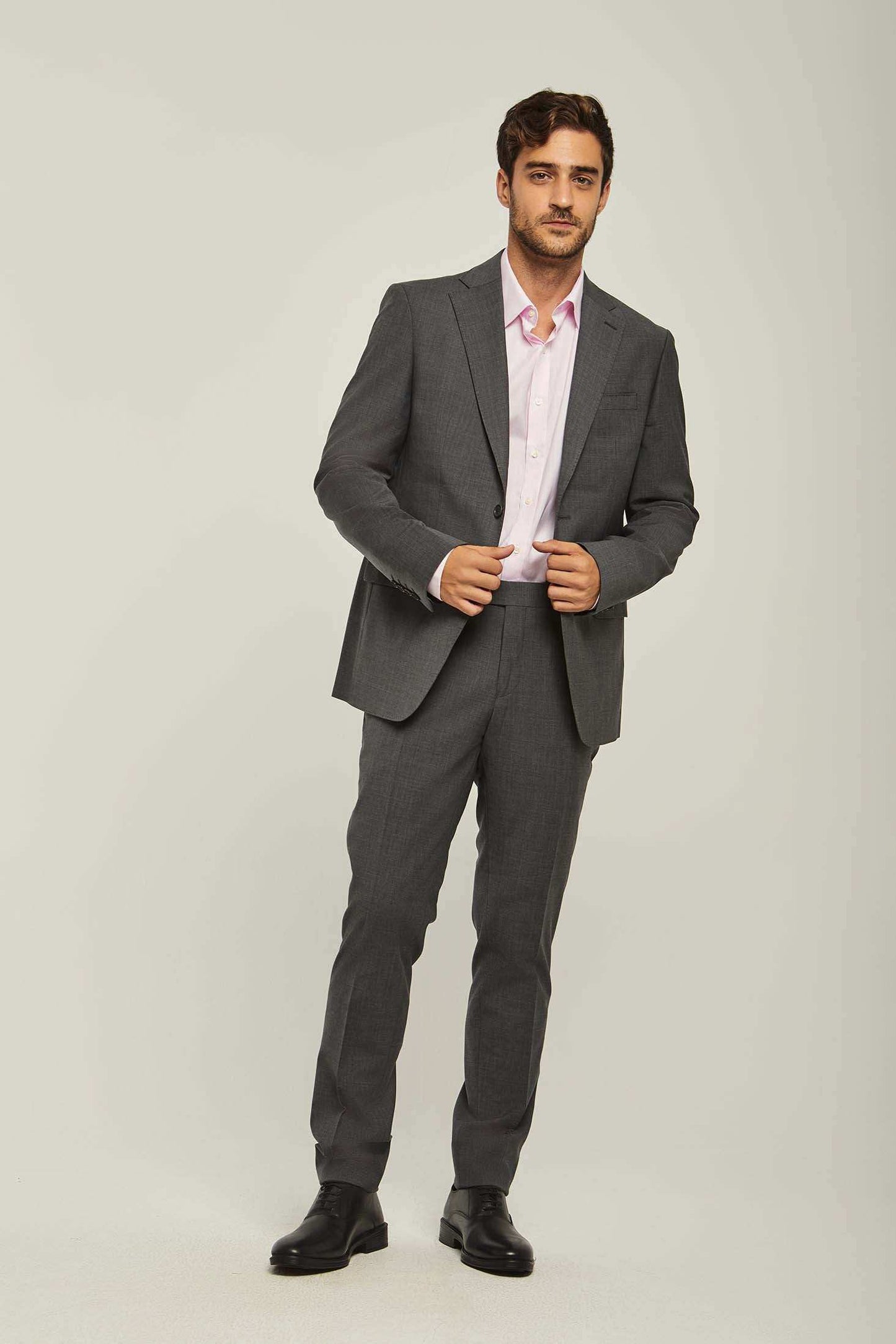Men Regular Fit Blazer - Grey