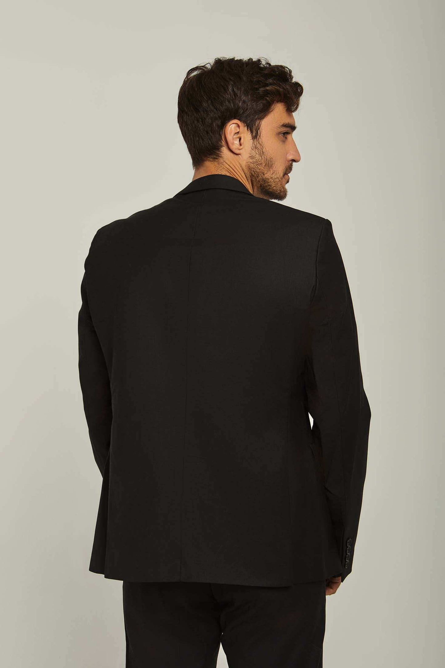 Men Regular Fit Blazer - Black