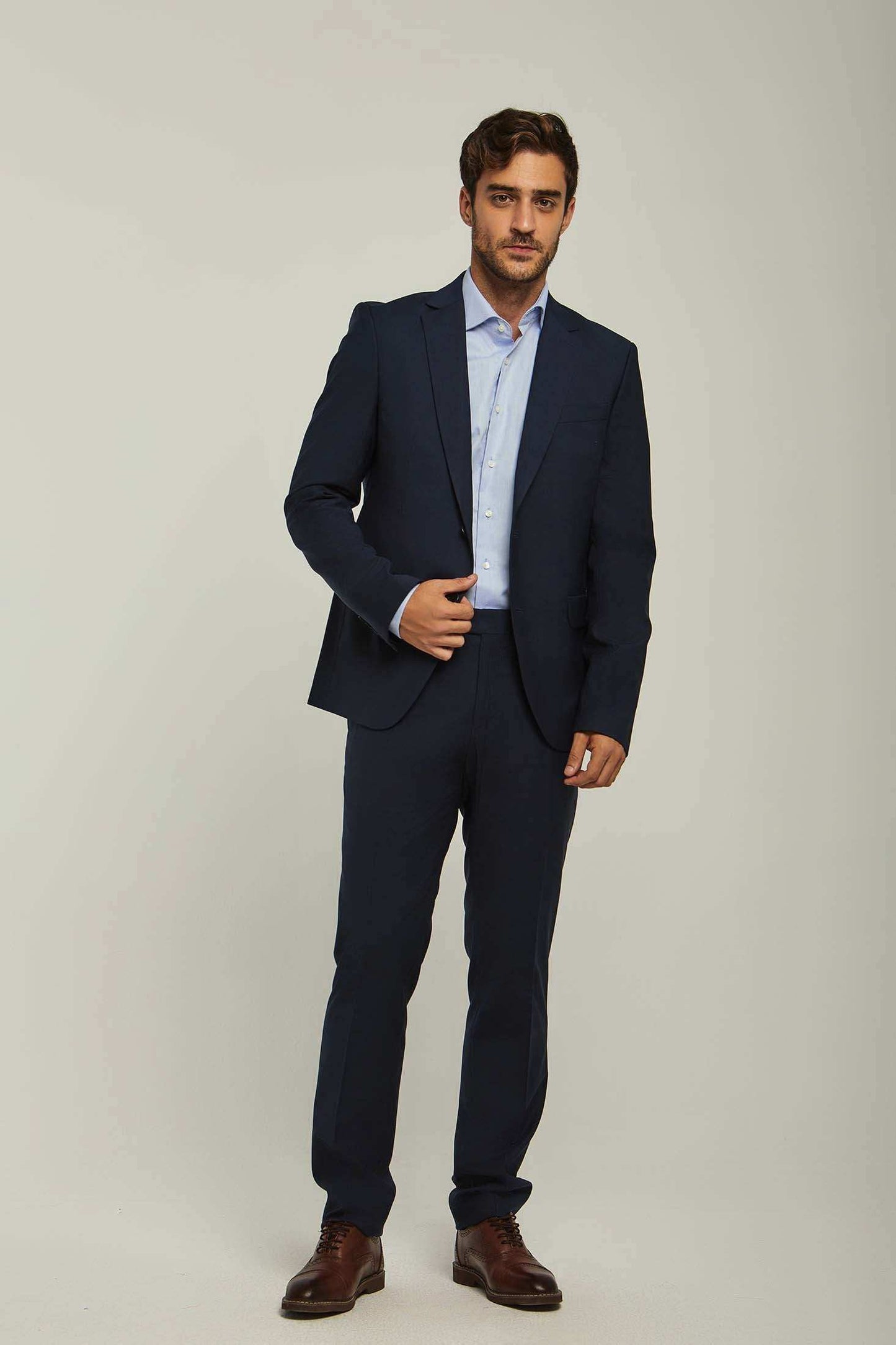 Men Regular Fit Blazer - Blue