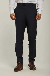 Men Regular Fit Pant - Navy