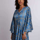 Women Regular Fit Dress - Printed Blue