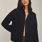Women Regular Fit Jacket - Navy