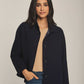 Women Regular Fit Jacket - Navy