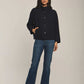 Women Regular Fit Jacket - Navy