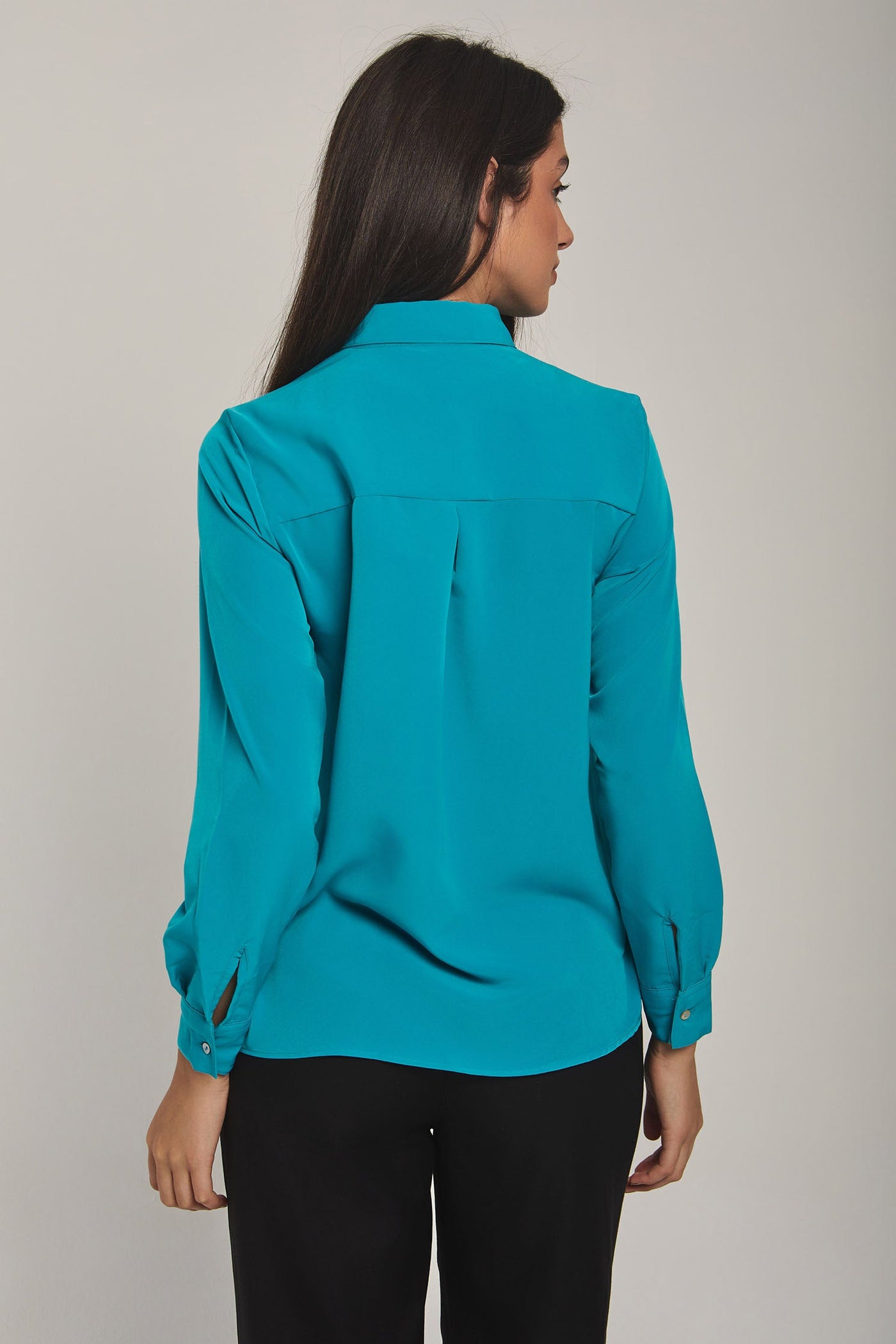 Women Regular Fit Blouse - Blue