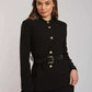 Women Regular Fit Jacket - Black