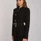 Women Regular Fit Jacket - Black