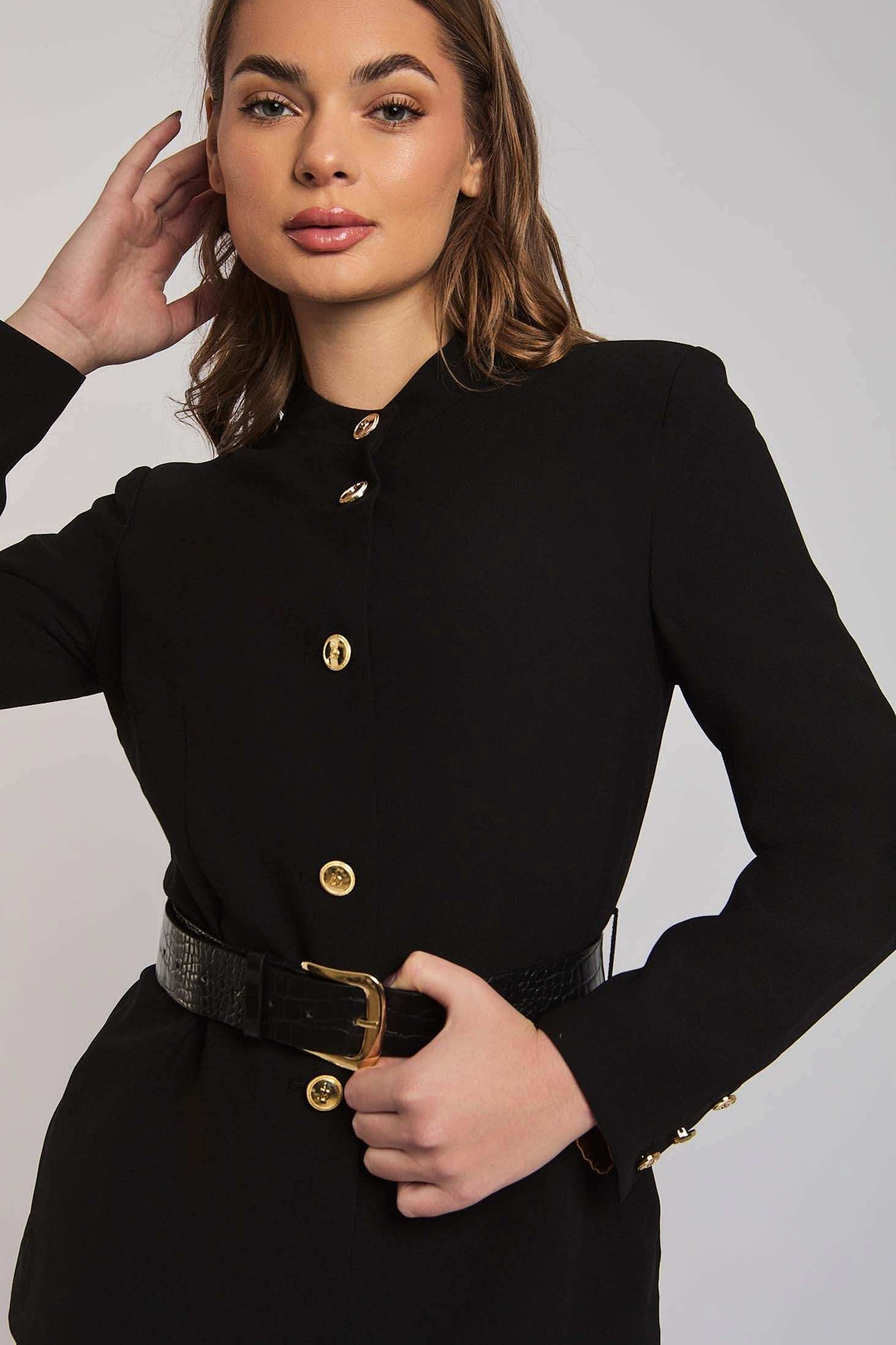 Women Regular Fit Jacket - Black