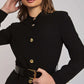 Women Regular Fit Jacket - Black