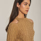 Women Regular Fit Pullover - Brown