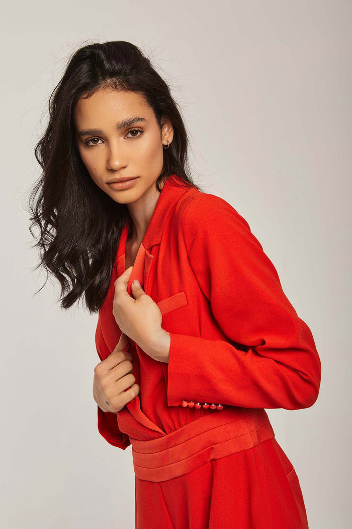 Women's Jumpsuit - Molten Lava