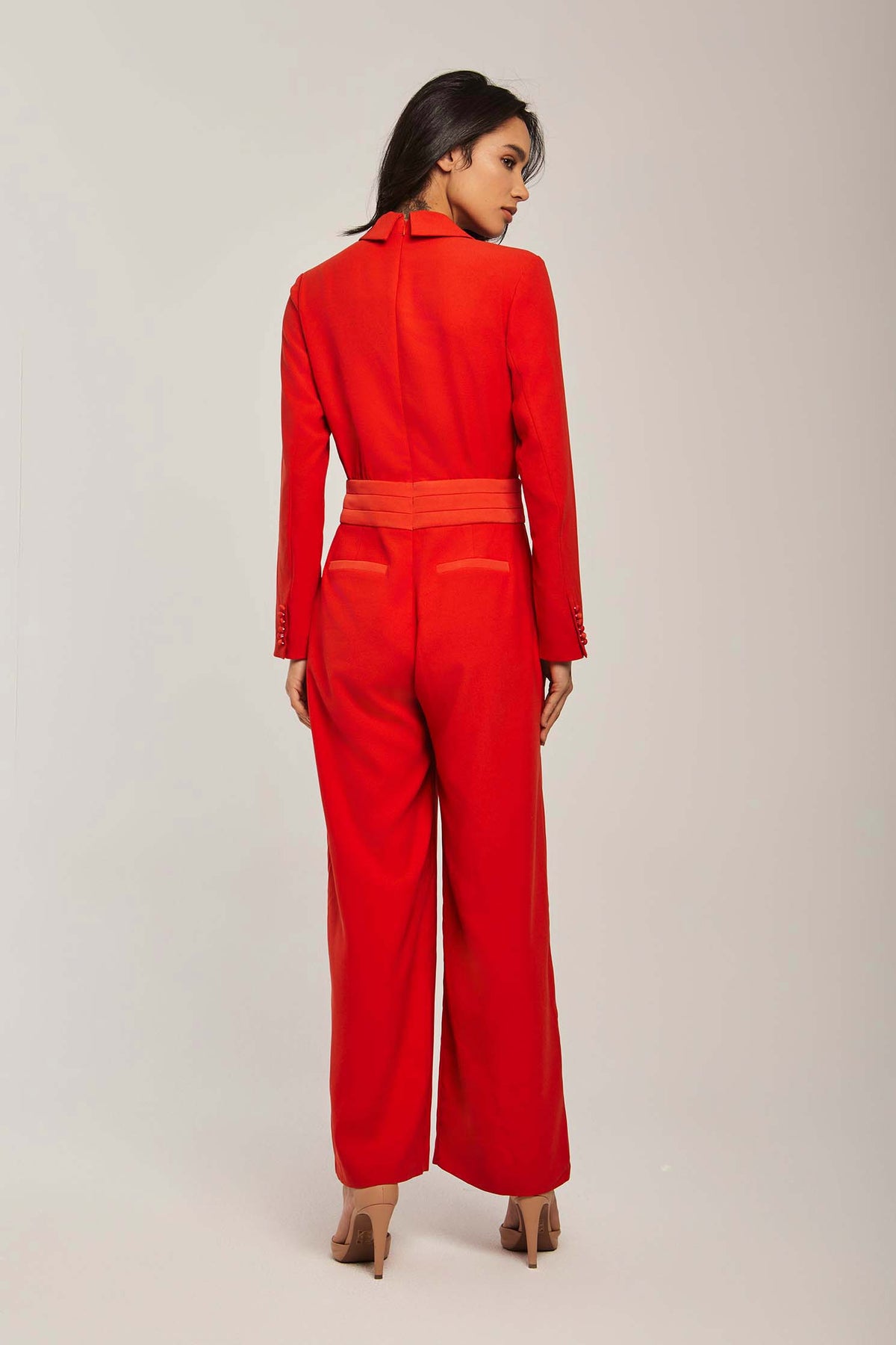 Women's Jumpsuit - Molten Lava