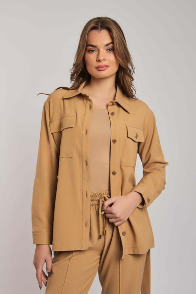 Women Regular Fit Blouse - Iced Brown