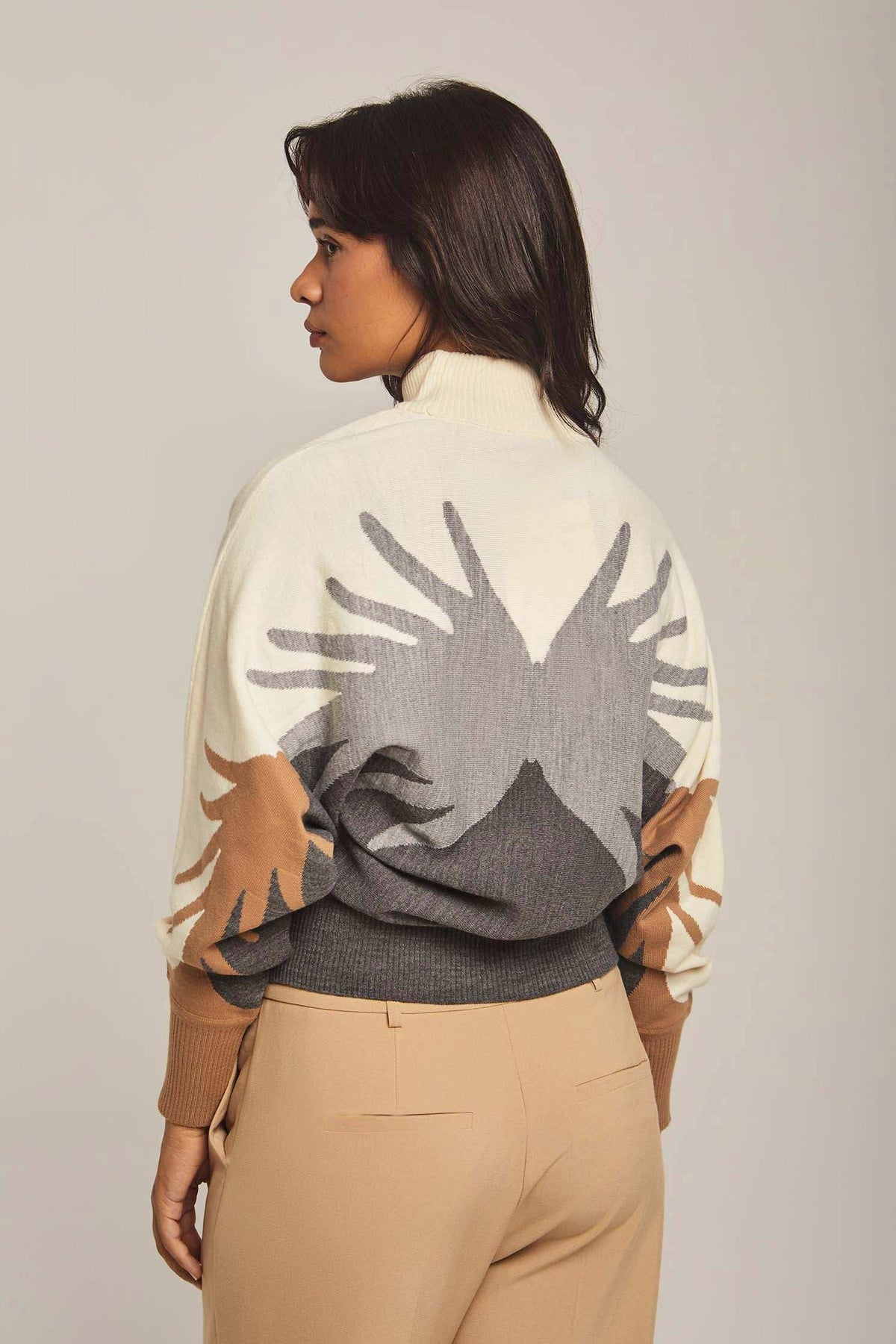 Women Regular Fit Pullover Multicolor
