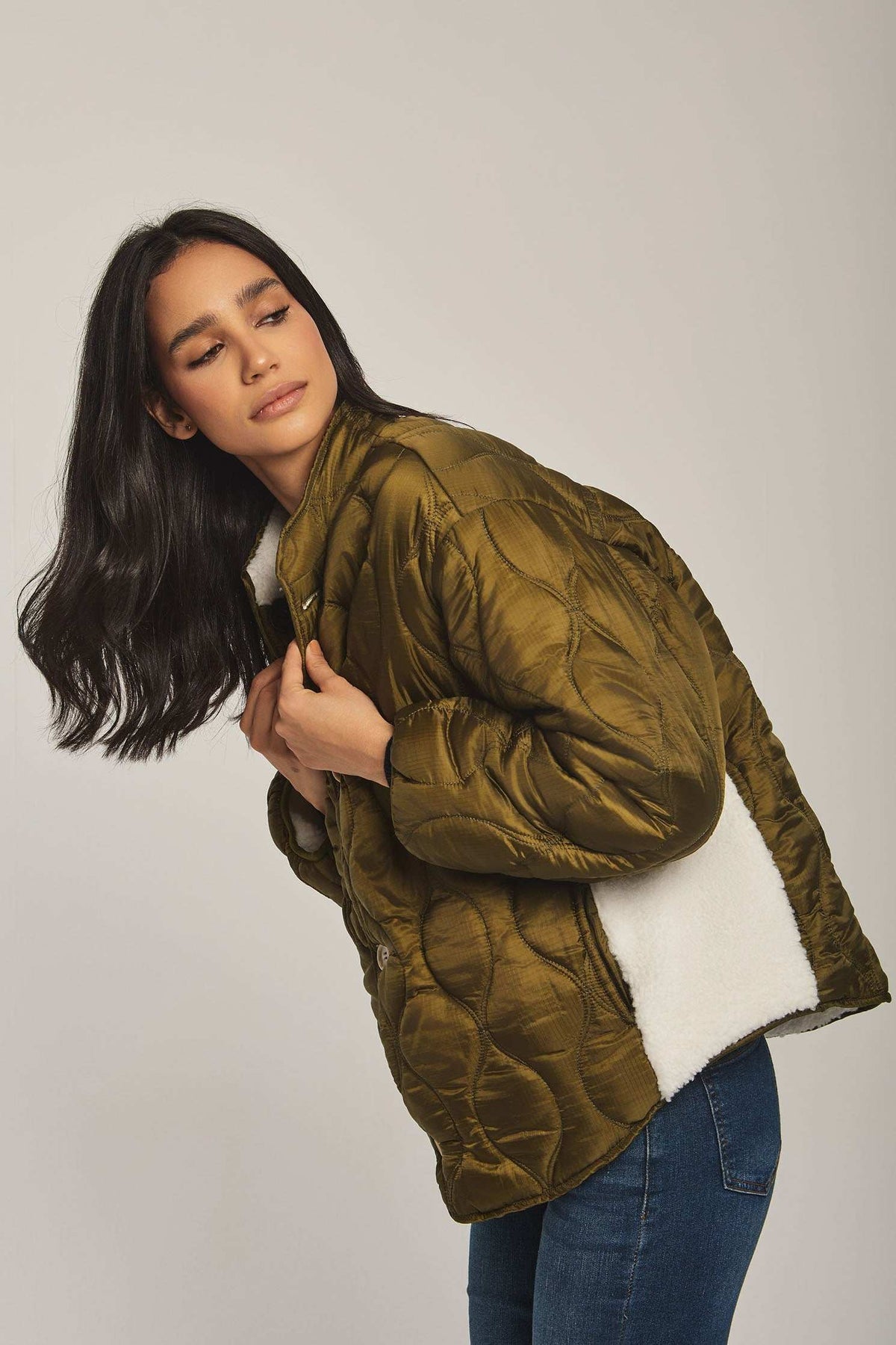 Women Regular Fit Jacket - Green
