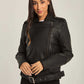 Women Regular Fit Jacket - Black