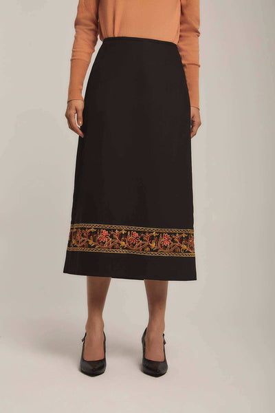 Women Regular Fit Skirt - Black