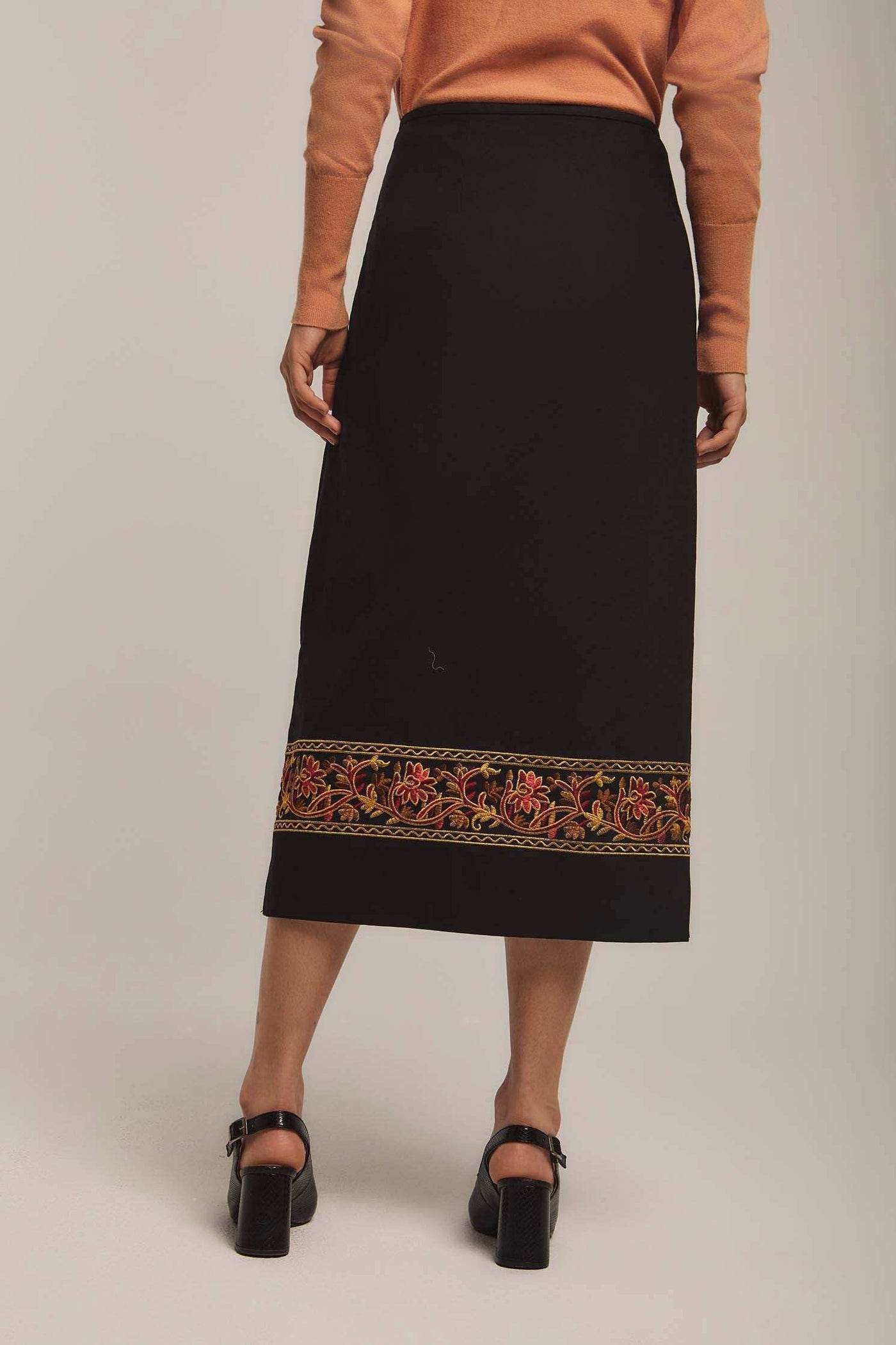 Women Regular Fit Skirt - Black