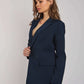 Women Regular Fit Blazer - Blue