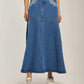 Women Regular Fit Skirt - Medium Blue