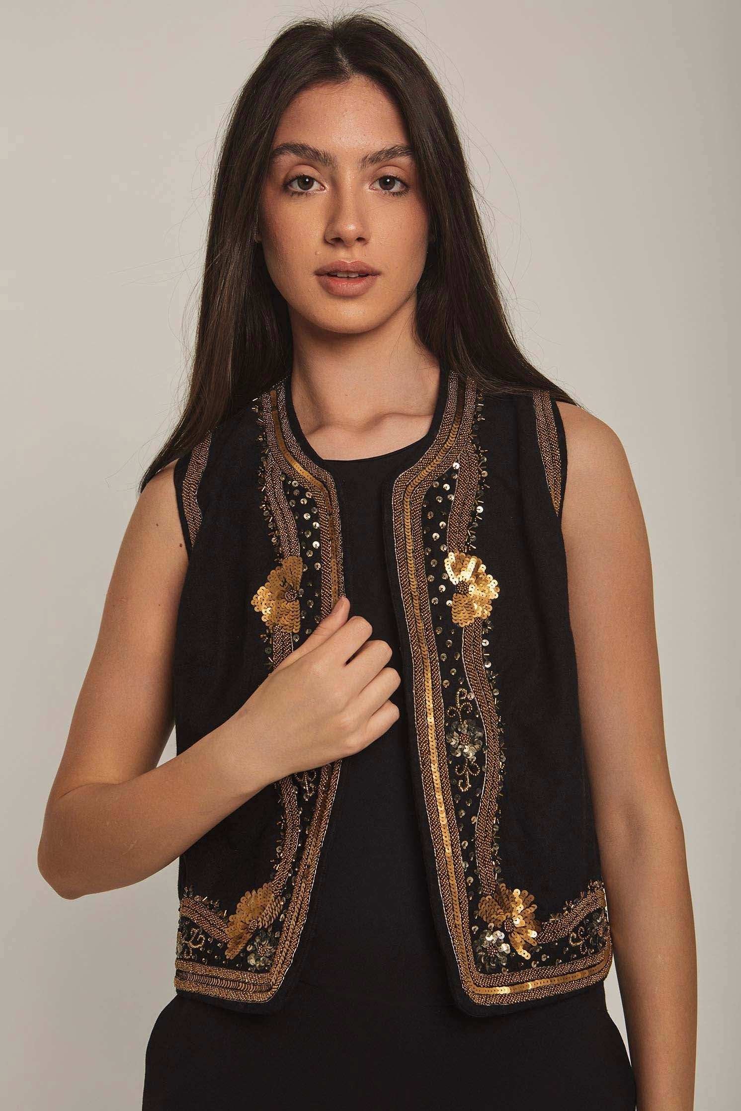 سترة نسائية عادية - بيج