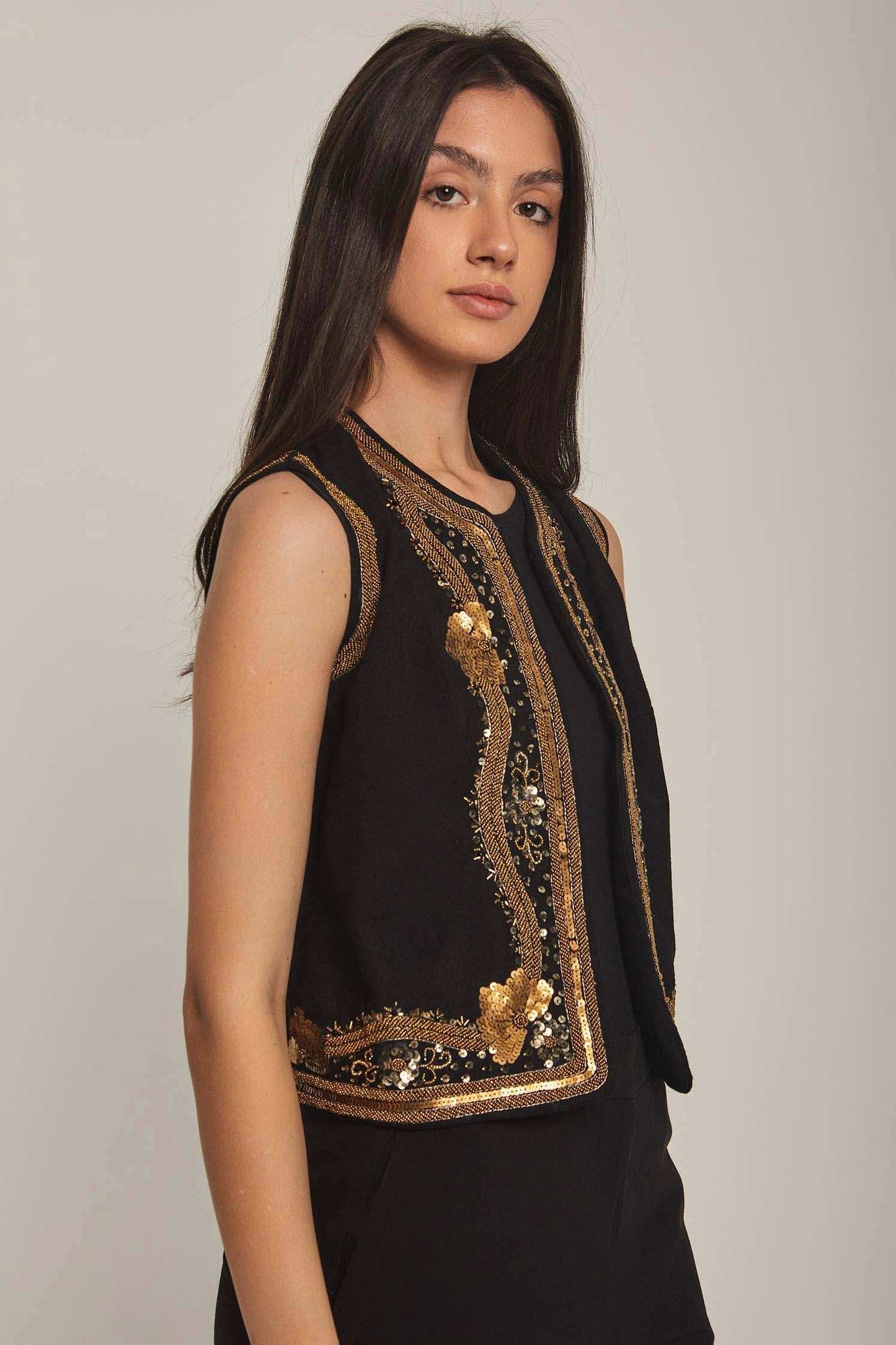 سترة نسائية عادية - بيج