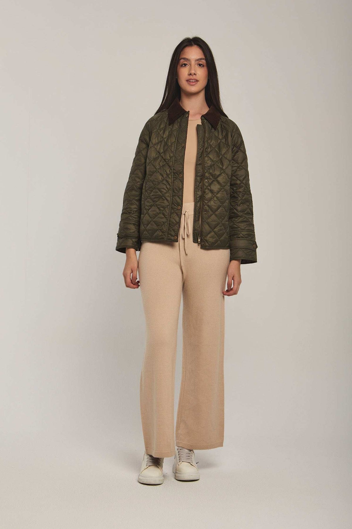 Women Regular Fit Pant - Beige