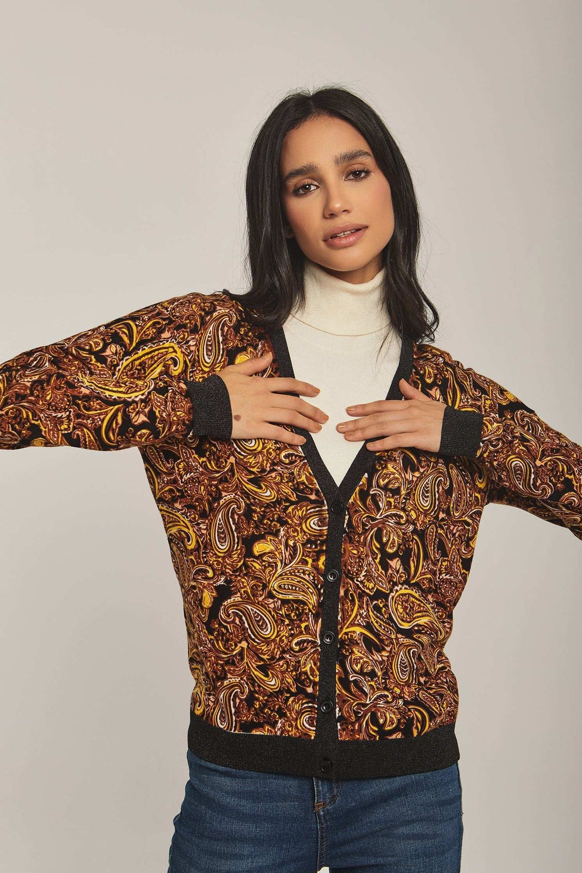 Women Regular Fit Cardigan -  Multicolorcolor