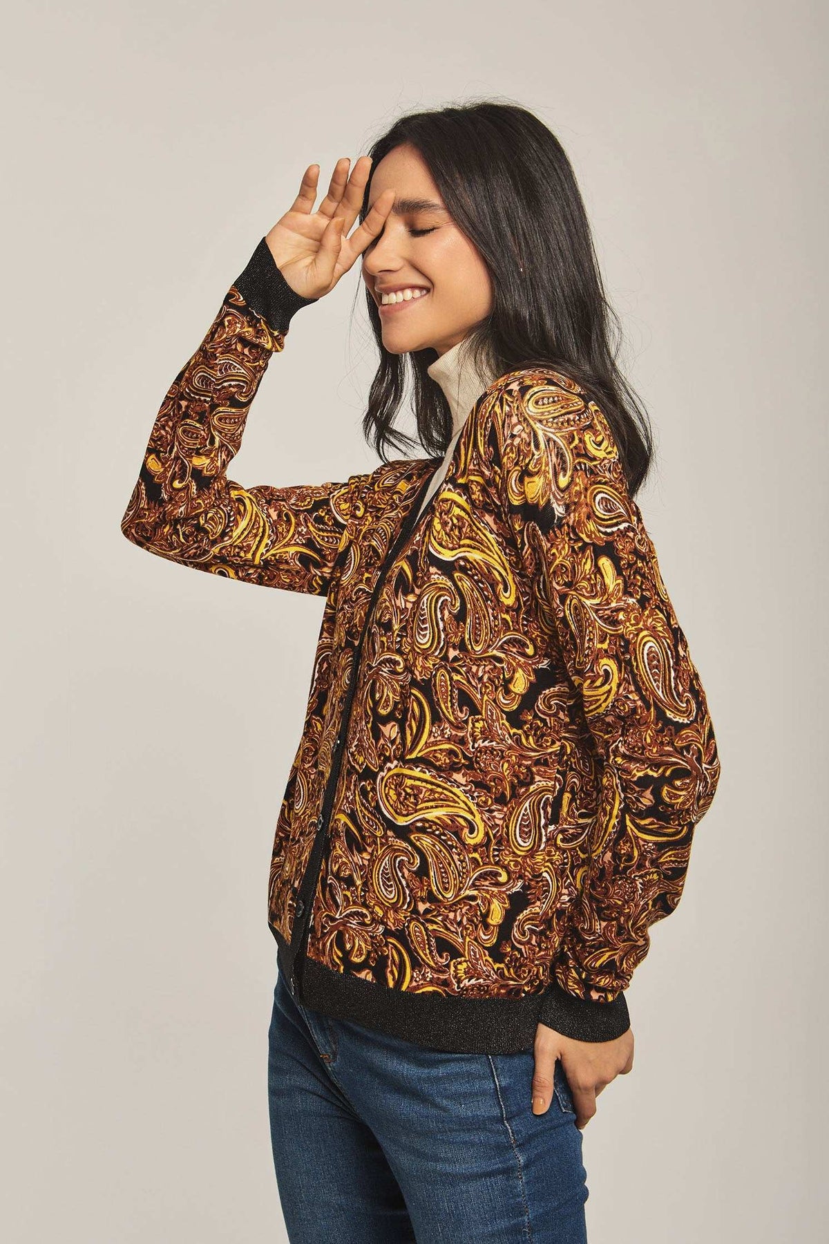 Women Regular Fit Cardigan -  Multicolorcolor