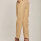 Women Regular Fit Pant - Brown