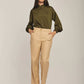 Women Regular Fit Pant - Brown