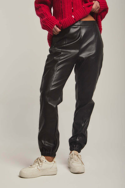 Women Regular Fit Pant - Black