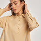 Women's Blouse - Khaki Beige