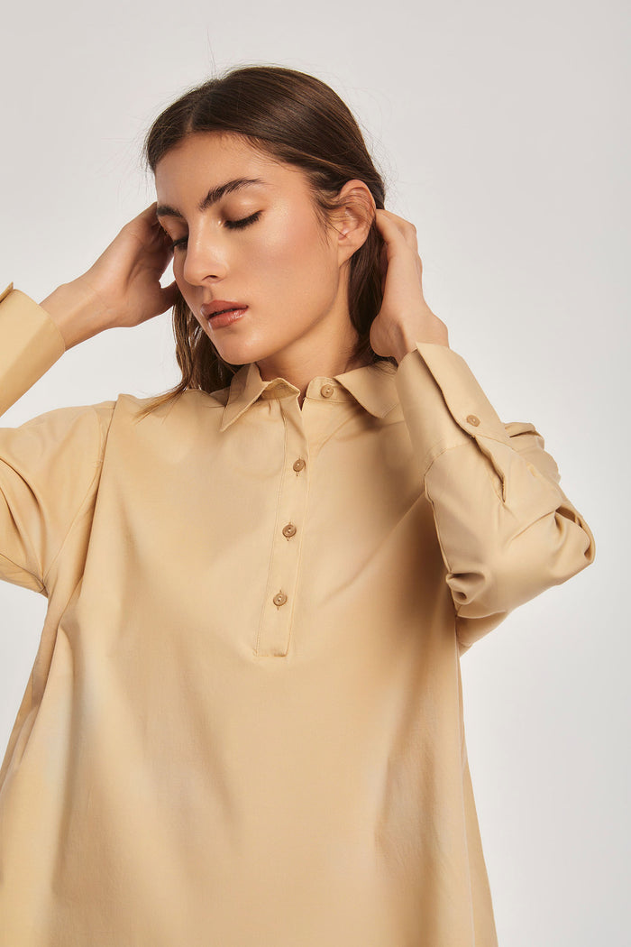 Women's Blouse - Khaki Beige