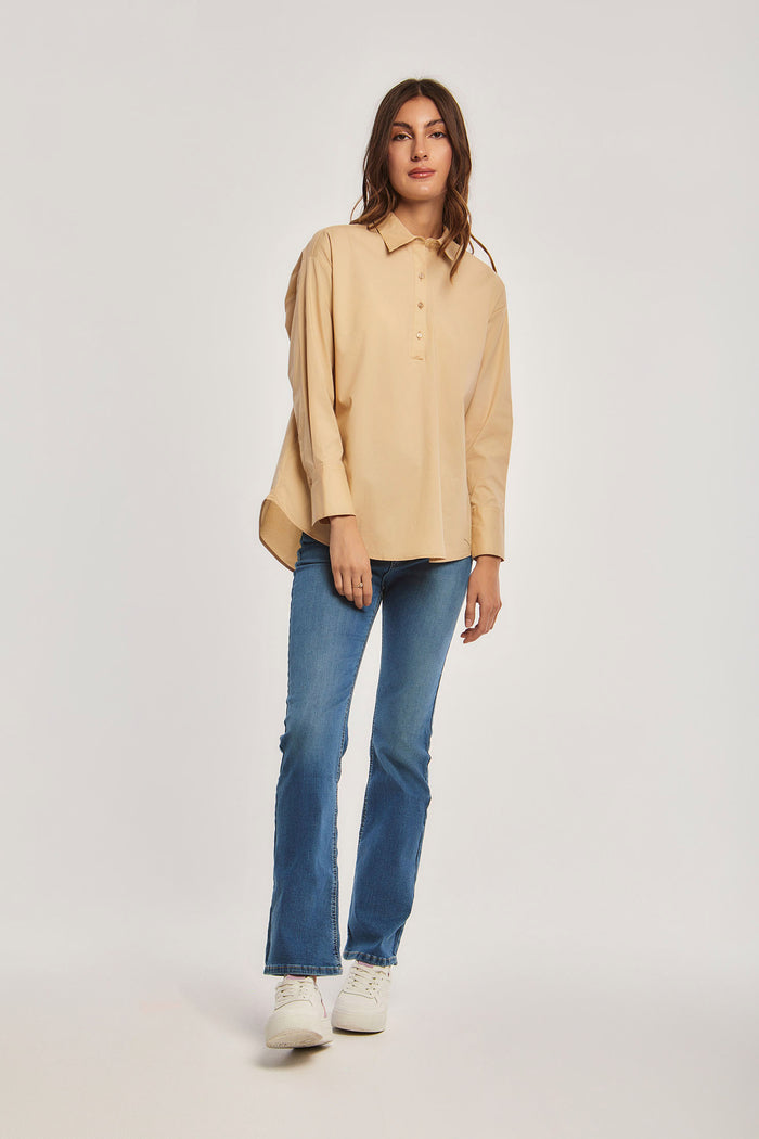 Women's Blouse - Khaki Beige