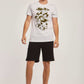 Men Regular Fit Sweat Short - Black